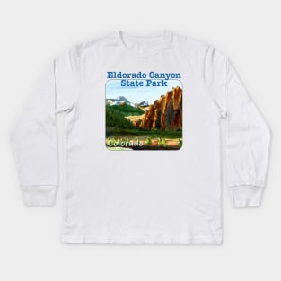 Eldorado Canyon State Park, Colorado Kids Long Sleeve T-Shirt